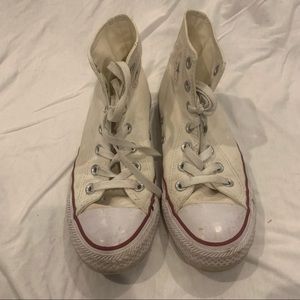 Converse White high tops